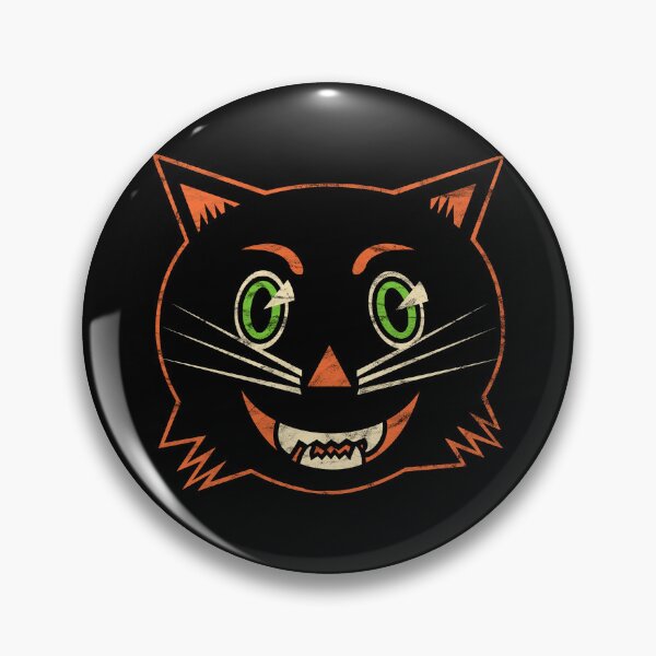 Item preview, Vintage Halloween Black Cat designed and sold by LMHDesigns.