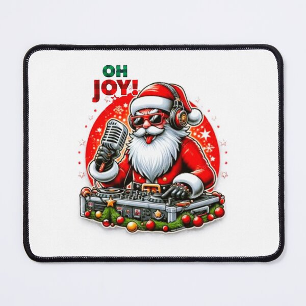 Aperçu de l'œuvre OH JOIE PÈRE NOËL DJ créée et vendue par Pabhas.