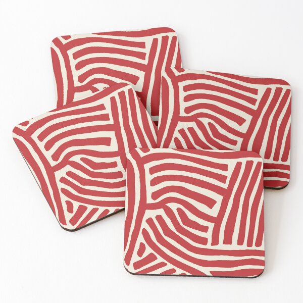 Item preview, Abstract Boho Red Stripes Play designed and sold by enricadenicola.