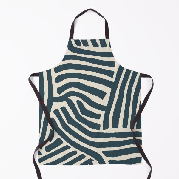 Item preview, Abstract Boho Blue Petrol Stripes Play designed and sold by enricadenicola.