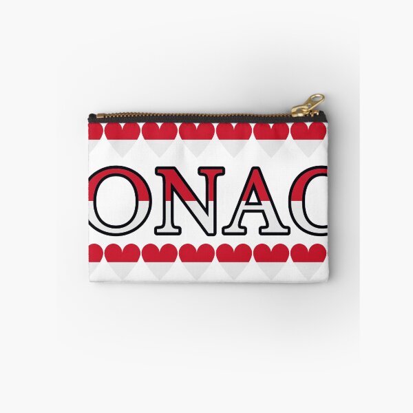 Item preview, Monaco Flag Letters And Hearts designed and sold by TheIconSmith.