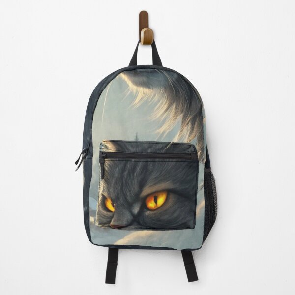 Item preview, Jólakötturinn (Yule Cat) Half-Body – Icelandic Christmas Folklore Calm Night Illustration designed and sold by AIfolklore.