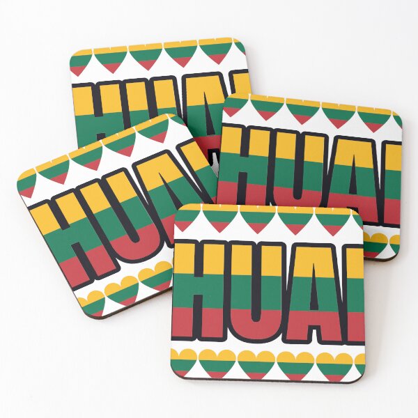 Item preview, Lithuania Flag Letters And Hearts designed and sold by TheIconSmith.