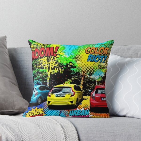 Item preview, Color Riot! Urban Pop Art Cars Comic Style designed and sold by AgingeR.