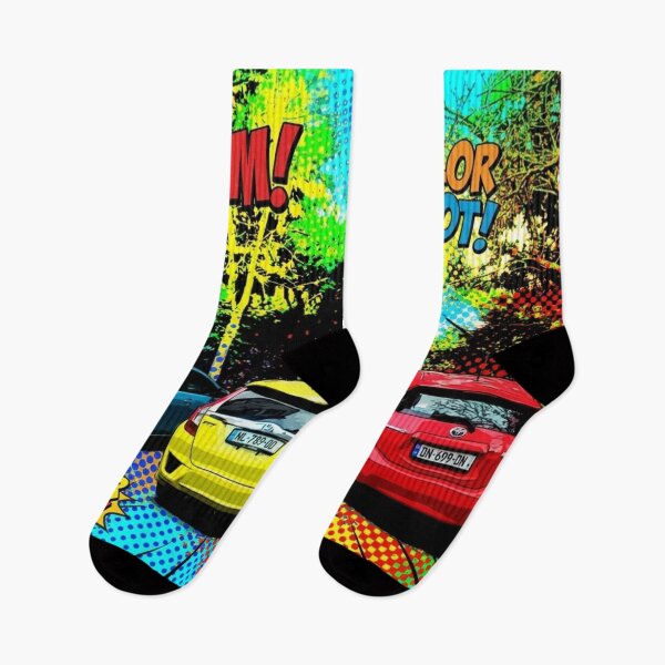 Item preview, Color Riot! Urban Pop Art Cars Comic Style designed and sold by AgingeR.