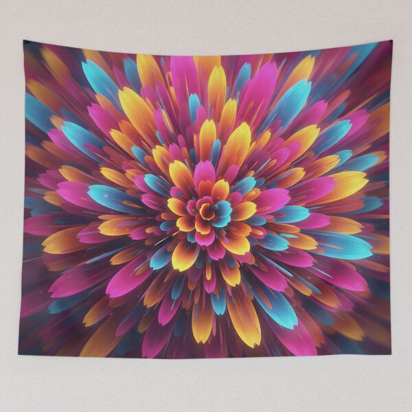 Item preview, Floral Dopamine Explosion – Hypercolor Flowers designed and sold by MrBunny_ART.