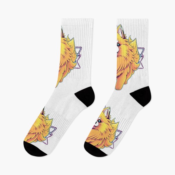 Item preview, Samoyed Vaporwave Dog | Aesthetic Retro 80s Vibe designed and sold by Tiny Globe .