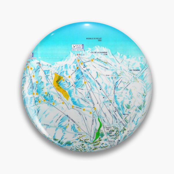Item preview, Les Menuires Ski Area Map 2009 designed and sold by fungus50.