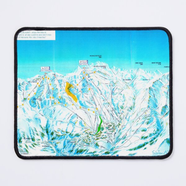 Item preview, Les Menuires Ski Area Map 2009 designed and sold by fungus50.