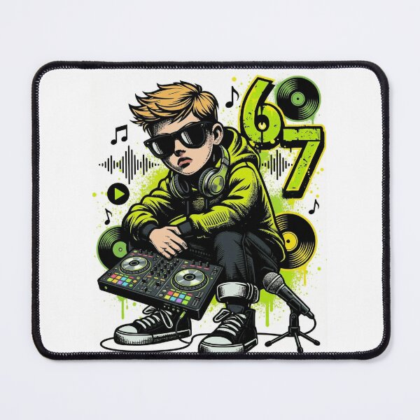 Item preview, Kid DJ 67: Graffiti Street Art Hip Hop Producer Vibe designed and sold by Standing Wave Studio.