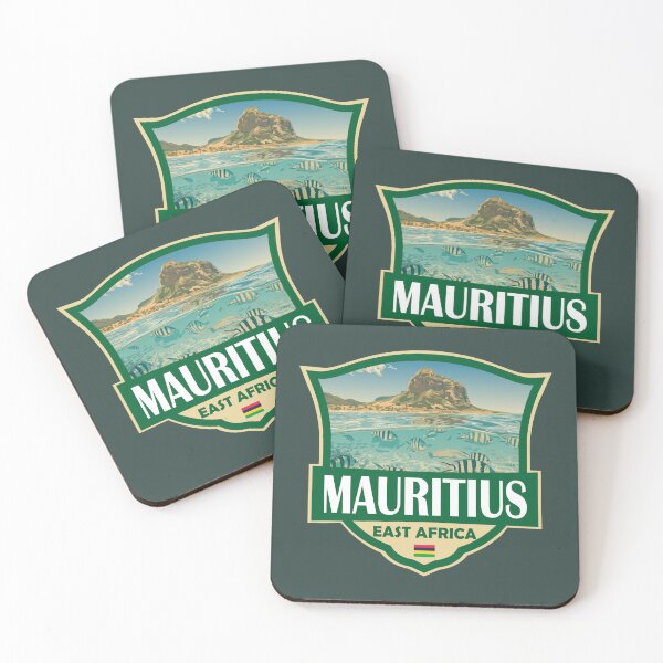 Item preview, Mauritius Illustration Retro Badge designed and sold by KrisSidDesigns.