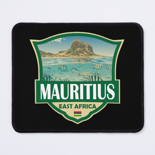 Item preview, Mauritius Illustration Retro Badge designed and sold by KrisSidDesigns.