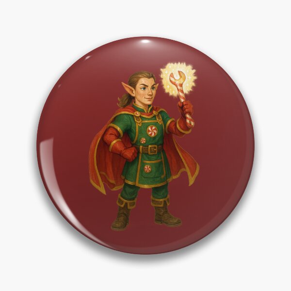 Item preview, Holiday Elf Warrior Character Art – Wrench Edition designed and sold by BROHLine Studio.