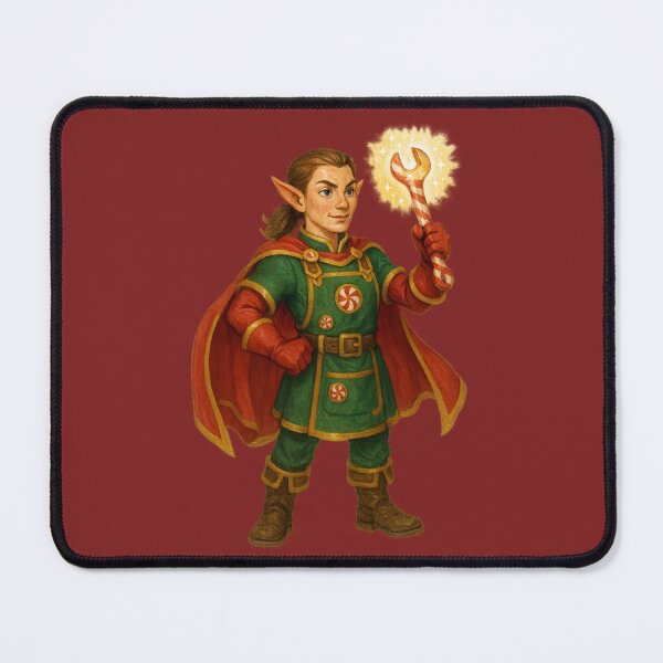 Item preview, Holiday Elf Warrior Character Art – Wrench Edition designed and sold by BROHLine Studio.