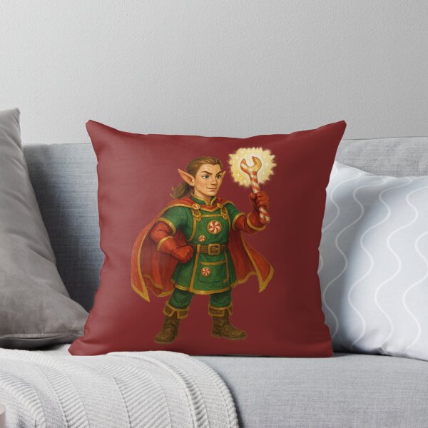 Item preview, Holiday Elf Warrior Character Art – Wrench Edition designed and sold by BROHLine Studio.