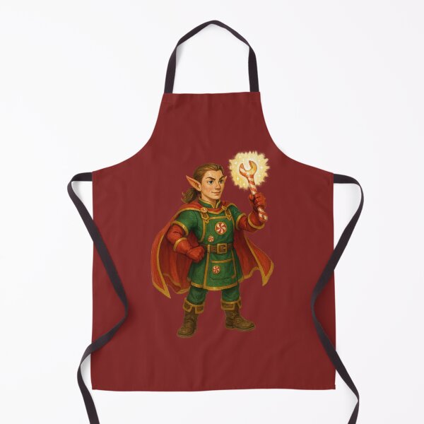 Item preview, Holiday Elf Warrior Character Art – Wrench Edition designed and sold by BROHLine Studio.