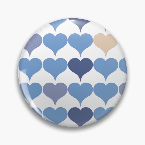 Item preview, Blue Hearts No, 2 designed and sold by BoheminanWind.