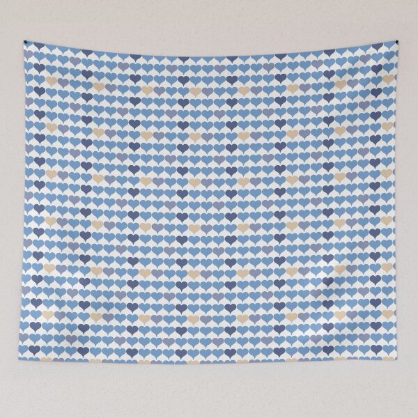 Item preview, Blue Hearts No, 2 designed and sold by BoheminanWind.