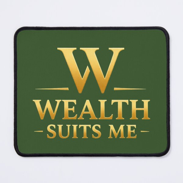 Item preview, "Wealth Suits Me - Lux Gold Holiday Design" designed and sold by Pink-Magic-3.