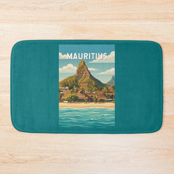Item preview, Mauritius Illustration Travel Art Vintage designed and sold by KrisSidDesigns.