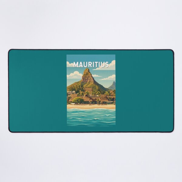Item preview, Mauritius Illustration Travel Art Vintage designed and sold by KrisSidDesigns.