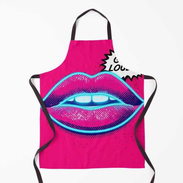 Item preview, Glow Loudly Electric Neon Lips Art designed and sold by Trueways.