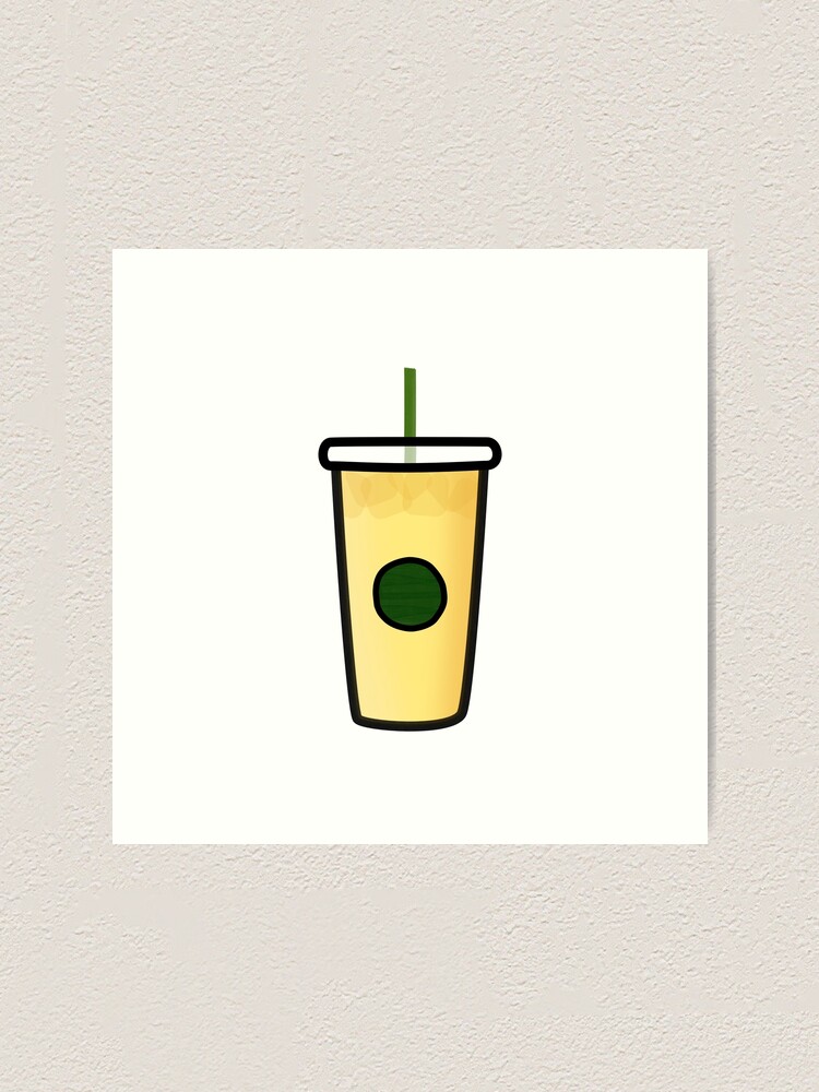 Lightning Bolt Starbucks Cup Preppy Aesthetic Coffee 