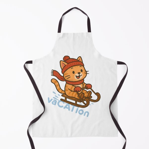 Item preview, Sledding Cat – Cute “vaCATion” Winter T-Shirt designed and sold by SVALANART.