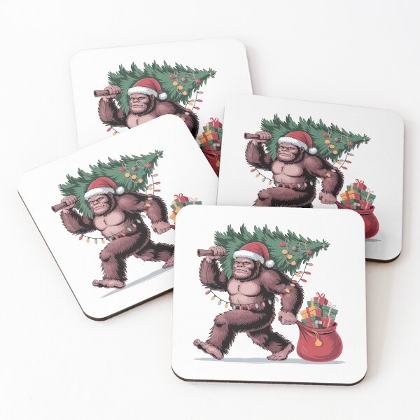Item preview, Bigfoot Christmas Delivery – Funny Sasquatch Holiday Illustration designed and sold by TipTop GFX.