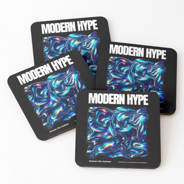 Item preview, MODERN HYPE Fluid Abstract Chrome Streetwear Aesthetic designed and sold by HUMORONCOTTON.