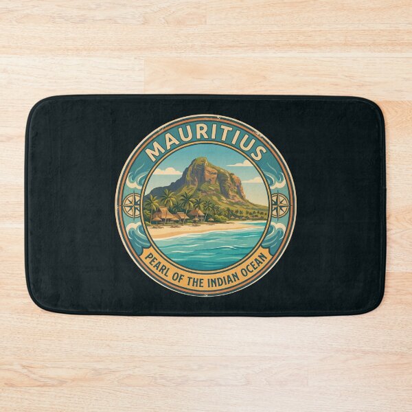 Item preview, Mauritius Illustration Travel Art Badge designed and sold by KrisSidDesigns.