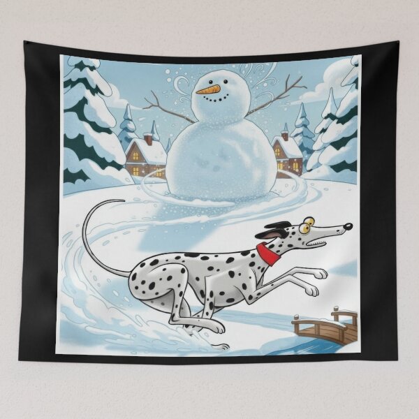 Item preview, Celestial Blue Robe Santa and Woman Greyhound designed and sold by zoughlal.