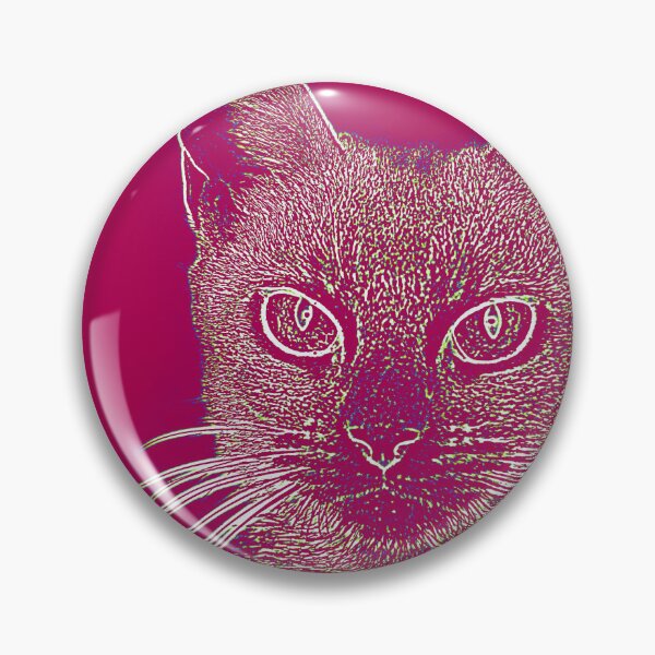 Item preview, Cat silhouette on red designed and sold by Kacharava.