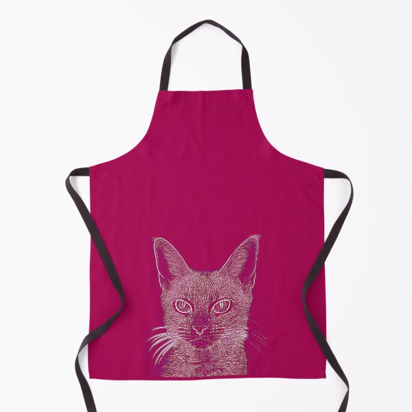 Item preview, Cat silhouette on red designed and sold by Kacharava.