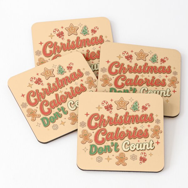 Item preview, Christmas Calories Don’t Count designed and sold by Feral Feline.