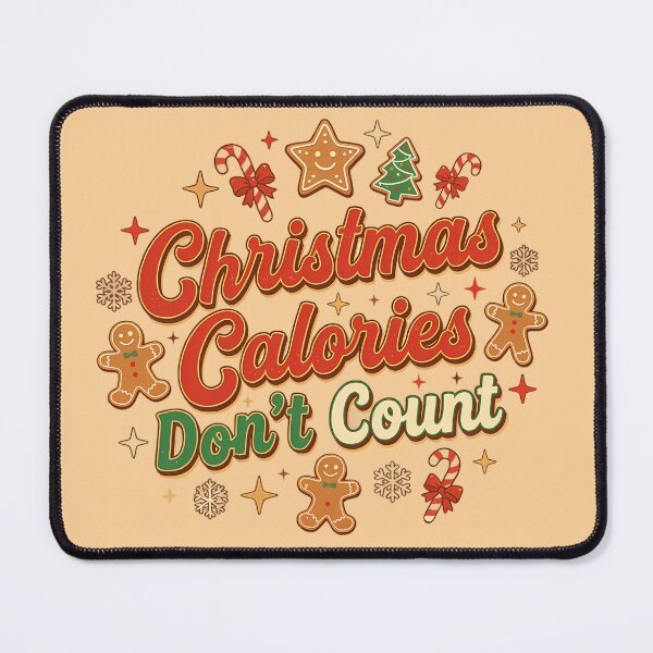 Item preview, Christmas Calories Don’t Count designed and sold by Feral Feline.