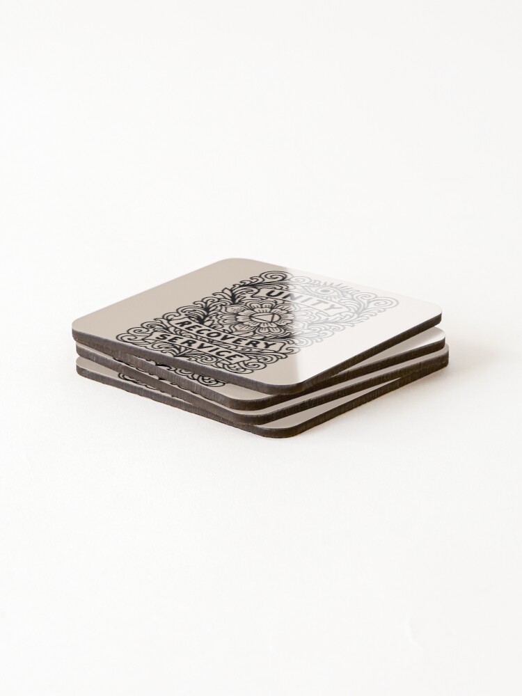 Thumbnail 4 of 5, Coasters (Set of 4), Unity Recovery Service designed and sold by veampleo.