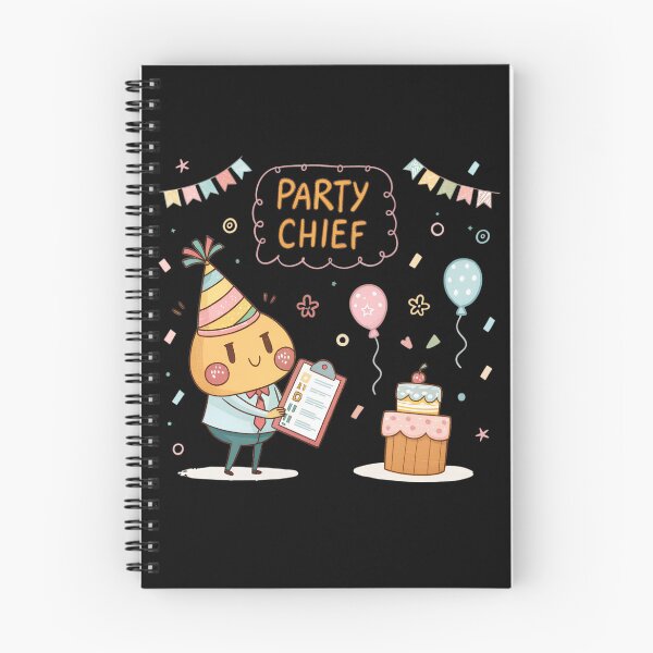 Item preview, Party Chief Kawaii Event Planner – Cute Party Organizer Illustration designed and sold by VividOrganica.