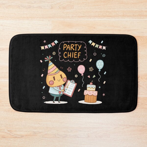 Item preview, Party Chief Kawaii Event Planner – Cute Party Organizer Illustration designed and sold by VividOrganica.