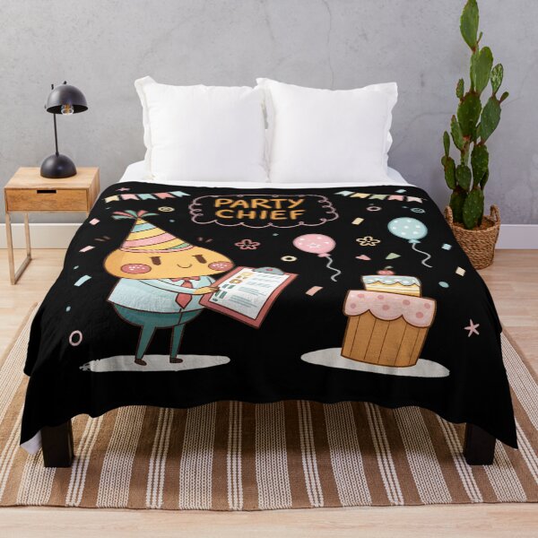 Item preview, Party Chief Kawaii Event Planner – Cute Party Organizer Illustration designed and sold by VividOrganica.