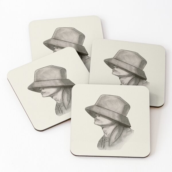 Item preview, Faceless Bucket Hat Aesthetic – Minimalist Pencil Sketch Art designed and sold by itsmorabit.