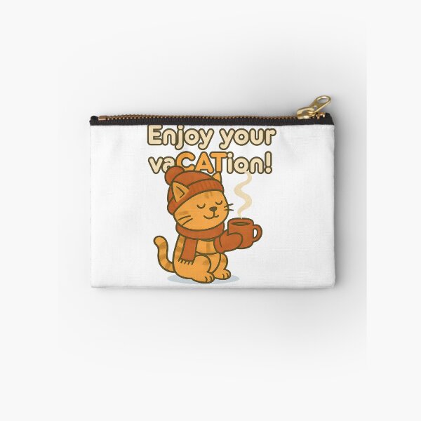 Item preview, Hot Cocoa Cat – Cozy Winter T-Shirt “Enjoy your vaCATion!” designed and sold by SVALANART.