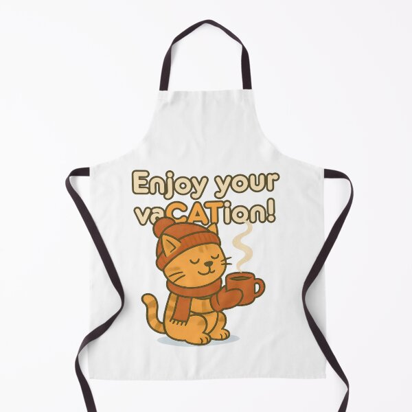 Item preview, Hot Cocoa Cat – Cozy Winter T-Shirt “Enjoy your vaCATion!” designed and sold by SVALANART.