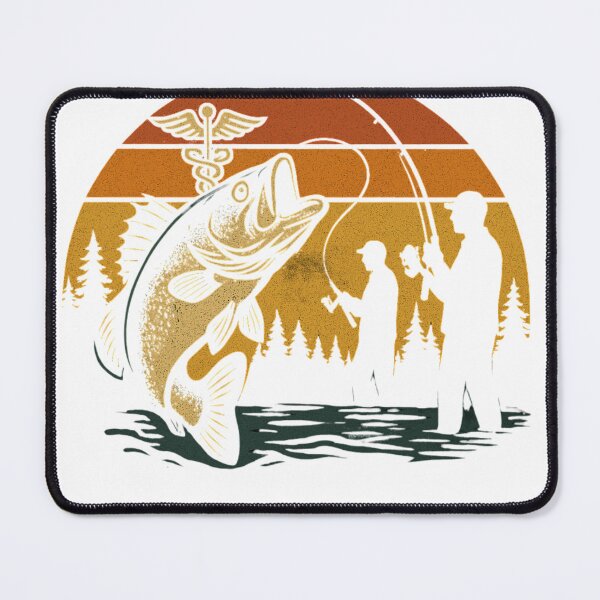 Item preview, Sunset Fish, Healthcare Fishing Tee designed and sold by HCAnglers.