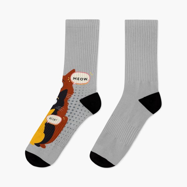 Item preview, Retro Gray Meow Stack Cats – Cute Vintage Cat Trio designed and sold by Panoramax.