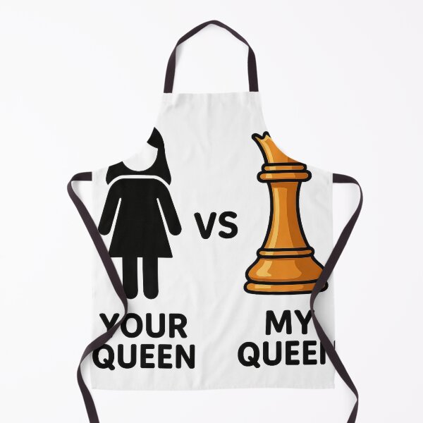 Item preview, Your Queen vs My Queen chess lovers designed and sold by Craftitect.