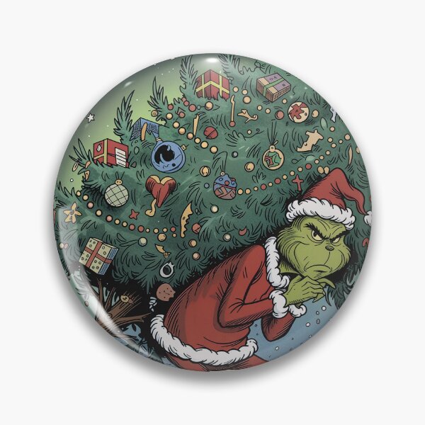 Item preview, Green Mischief Christmas Tree designed and sold by ReykorShop.