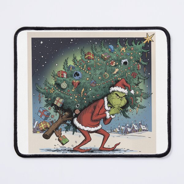 Item preview, Green Mischief Christmas Tree designed and sold by ReykorShop.