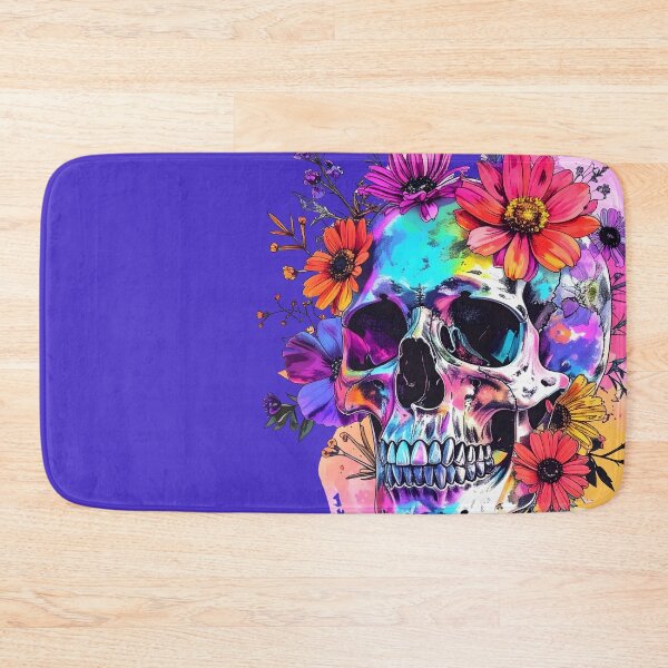 Item preview, Colorful Floral Skull Sublimation Art PNG designed and sold by Hnd-Design.