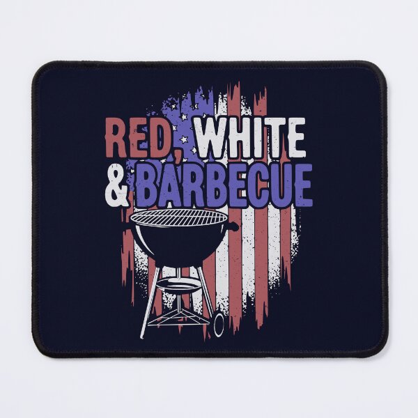 Item preview, Red, White & Barbeque American Flag Grilling Quote designed and sold by CRHPOD20.